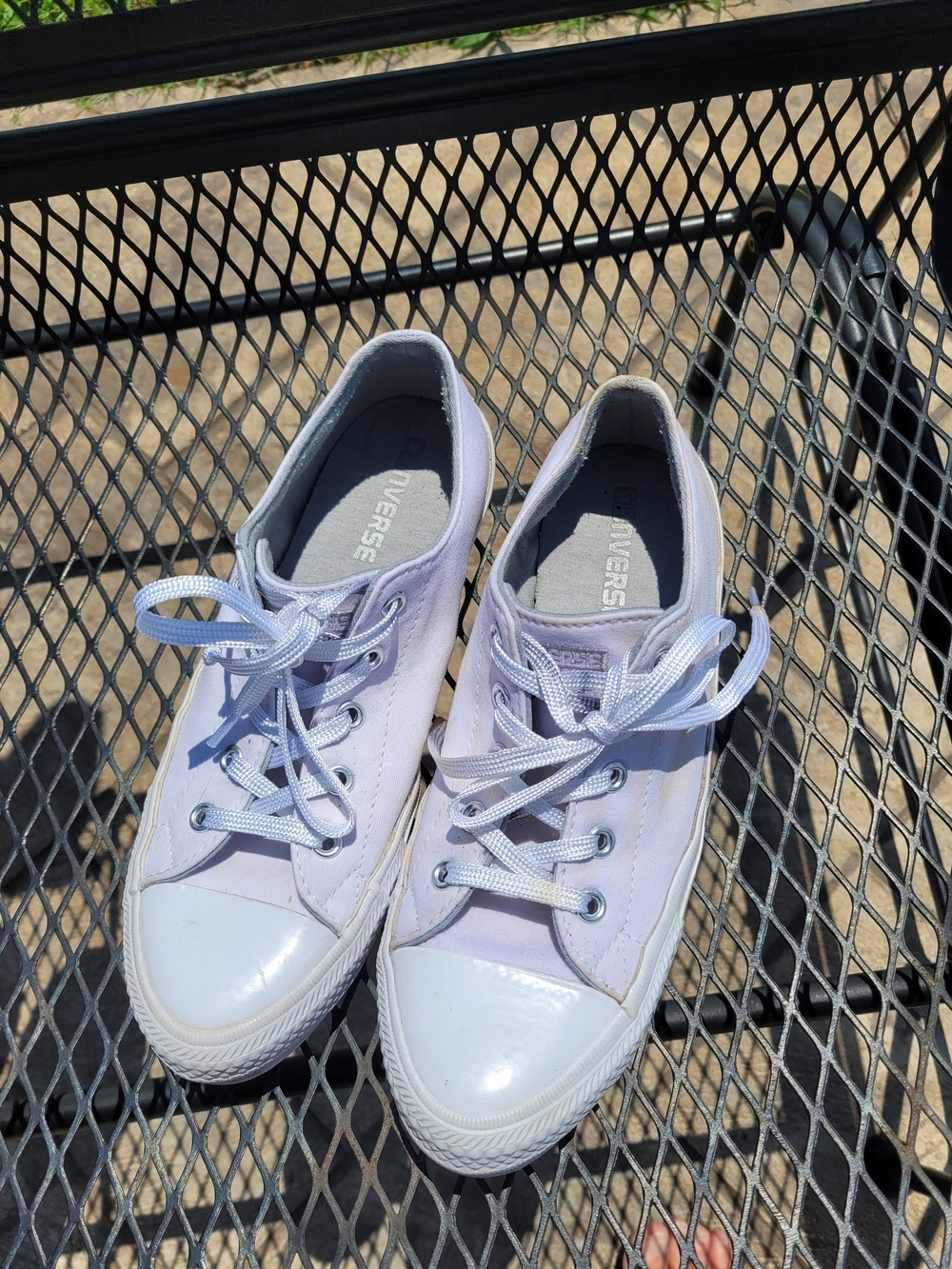 Converse Low Top Canvas Sneakers Bright White